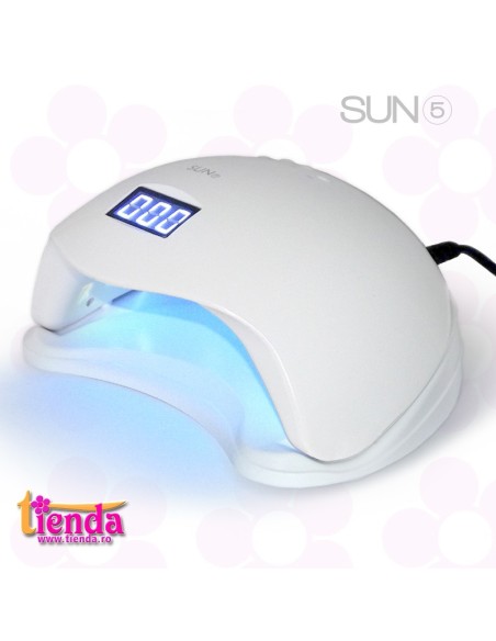 LAMPA SUN5 DUAL LED 365 + 405 nm 48W ALBĂ