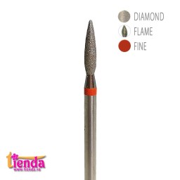 BIT DIAMANTAT - FLACARĂ ROȘU 2,3x10mm 