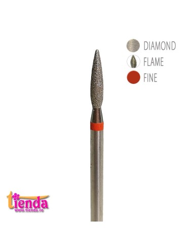 BIT DIAMANTAT - FLACARĂ ROȘU 2,3x10mm 