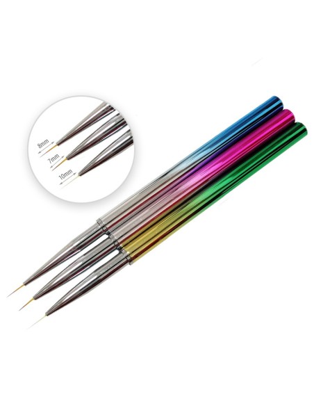 SET 3 PENSULE VĂRF SUBȚIRE MANER METALIC SET 3 PENSULE VĂRF SUBȚIRE MANER METALIC