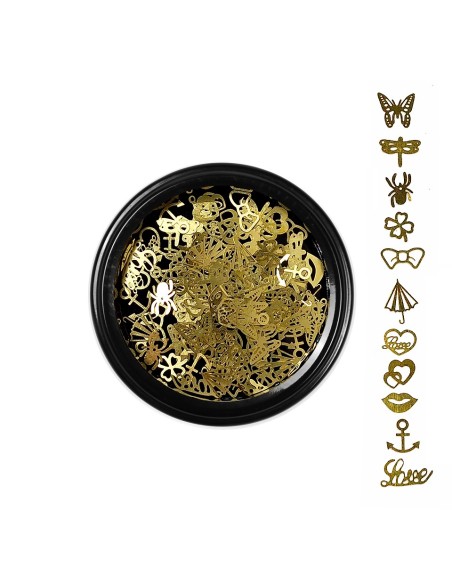 HOLLOW SEQUINS 02 - BUTTERFLIES, LUCK & LOVE HOLLOW SEQUINS 02 - BUTTERFLIES, LUCK & LOVE