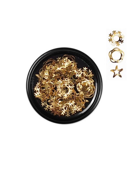 HOLLOW SEQUINS 03 - SNOW FLAKES HOLLOW SEQUINS 03 - SNOW FLAKES