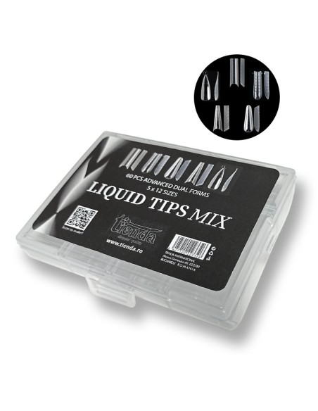 LIQUID TIPS MIX SET 120 BUC 12 MĂRIMI REUTILIZABILE LIQUID TIPS MIX SET 120 BUC 12 MĂRIMI REUTILIZABILE