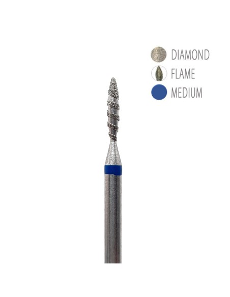 BIT DIAMANTAT - TORNADO - FLACARĂ ALBASTRU 1,8x9mm  BIT DIAMANTAT - TORNADO - FLACARĂ ALBASTRU 1,8x9mm