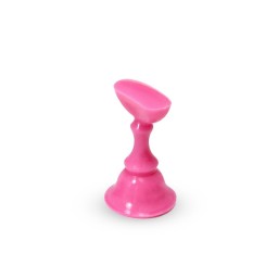 SUPORT TIPS PLASTIC PENTRU NAIL ART - PINK 2