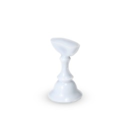 SUPORT TIPS PLASTIC PENTRU NAIL ART - WHITE 2