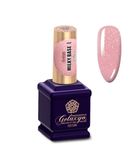 MILKY BASE SPARKLING PINK 2IN1 15ml MILKY BASE SPARKLING PINK 2IN1 15ml