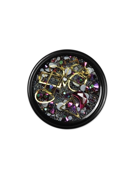 MIX CRISTALE FAȚETATE VIOLET SI ORNAMENTE UNGHII MIX CRISTALE FAȚETATE VIOLET SI ORNAMENTE UNGHII