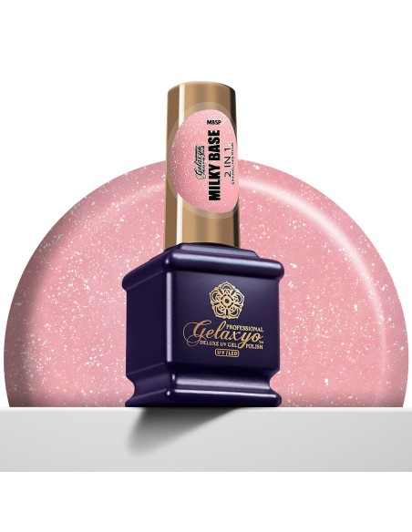 MILKY BASE SPARKLING PINK 2IN1 15ml MILKY BASE SPARKLING PINK 2IN1 15ml