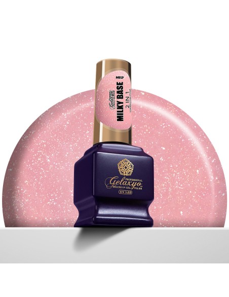 MILKY BASE SPARKLING PINK 2IN1 15ml MILKY BASE SPARKLING PINK 2IN1 15ml