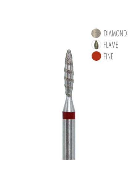 BIT DIAMANTAT - TORNADO - FLACARĂ ROȘU 1.8x8mm 