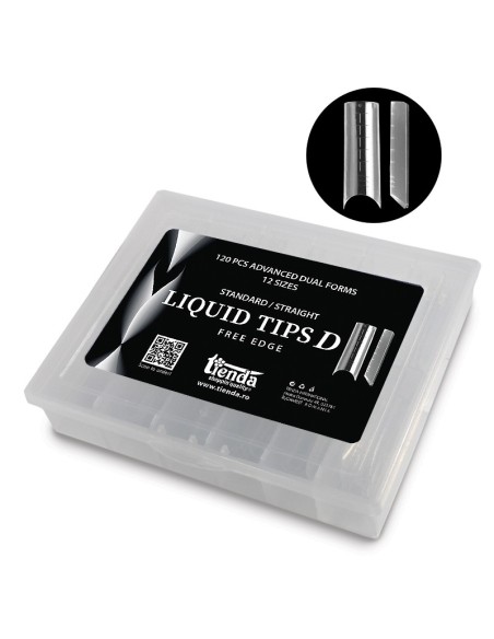 LIQUID TIPS SET 120 BUC 12 MĂRIMI