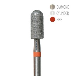 BIT DIAMANTAT - CILINDRU ROTUNJIT ROȘU 8,3X3,9mm