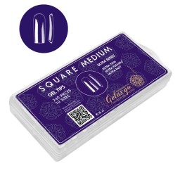 GEL TIPS SQUARE MEDIUM SET 240 BUC DIVERSE MĂRIMI