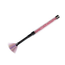 PENSULĂ EVANTAI ROZ CU CRISTALE