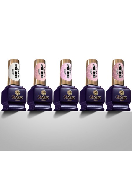  PACHET SHIMMER RUBBER BASE 5 X 7ml