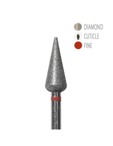 BIT DIAMANTAT - CON ROȘU 5mm  BIT DIAMANTAT - CON ROȘU 5mm