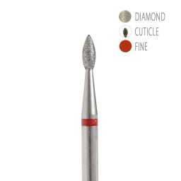 BIT DIAMANTAT - PICĂTURĂ ROȘU1,8x3,3mm 