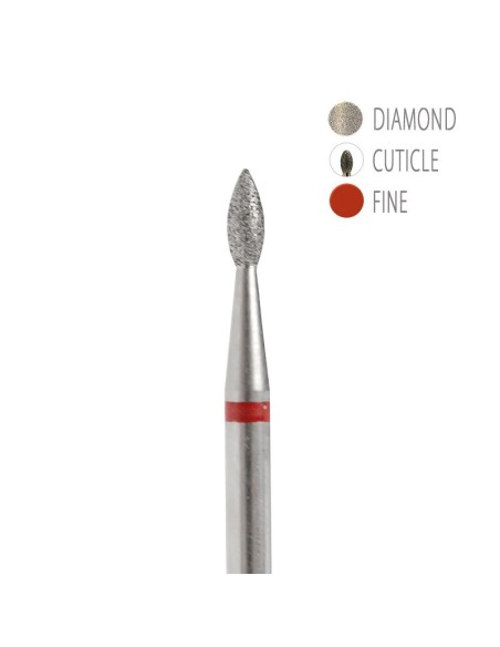 BIT DIAMANTAT - PICĂTURĂ ROȘU1,8x3,3mm  BIT DIAMANTAT - PICĂTURĂ ROȘU1,8x3,3mm