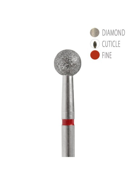 BIT DIAMANTAT - SFERĂ ROȘU 5,0mm  BIT DIAMANTAT - SFERĂ ROȘU 5,0mm
