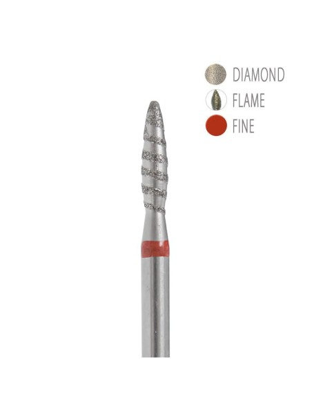 BIT DIAMANTAT - TORNADO - FLACARĂ ROȘU 2x9mm BIT DIAMANTAT - TORNADO - FLACARĂ ROȘU 2x9mm