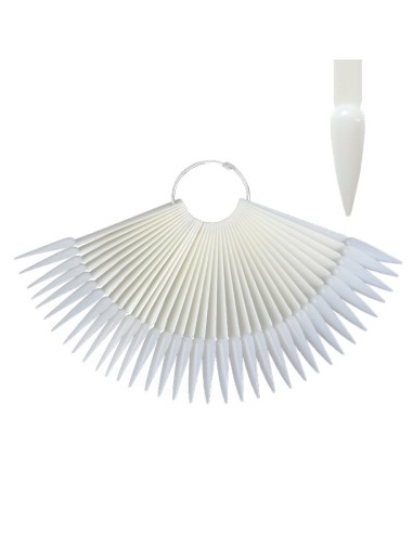 MOSTRAR NATUR STILETTO PENTRU LACURI DE UNGHII 40buc.