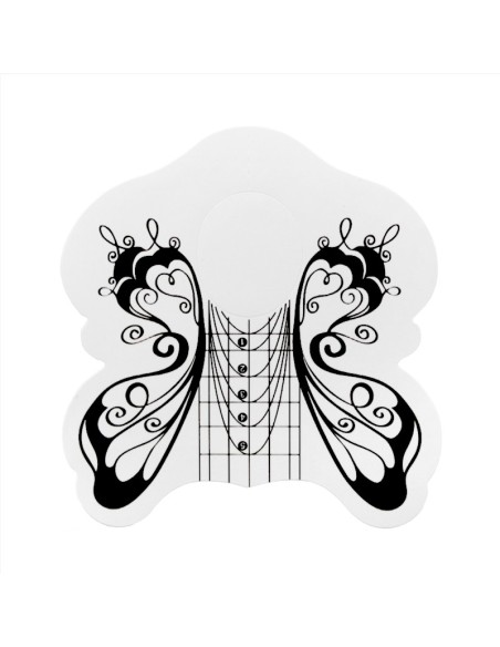 ŞABLOANE FLUTURE NEGRU FORME OVALE 50buc. ŞABLOANE FLUTURE NEGRU FORME OVALE 50buc.