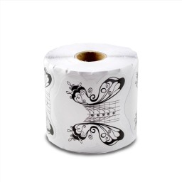 ŞABLOANE FLUTURE NEGRU FORME OVALE 300buc.