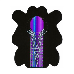 ŞABLOANE FORME EXTREME NEGRE  50 BUC