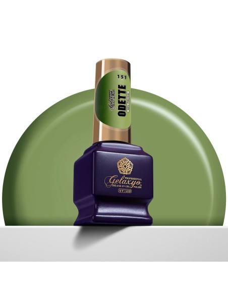 Oja Semipermanenta Gel Polish Verde Gelaxyo Odette 151 - 7 ml