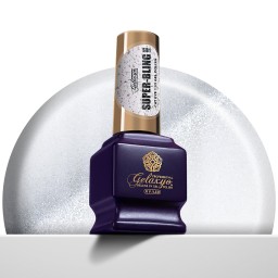 Oja Semipermanenta Gel Polish Argintie Gelaxyo Cat-Eye...
