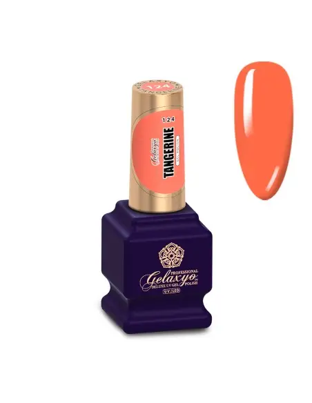 Oja Semipermanenta Gel Polish Portocalie Gelaxyo Tangerine 124 - 7 ml