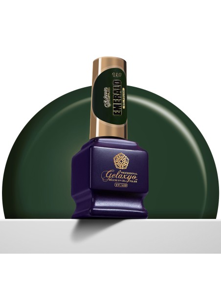 Oja Semipermanenta Gel Polish Verde Gelaxyo Emerald 137 - 7 ml