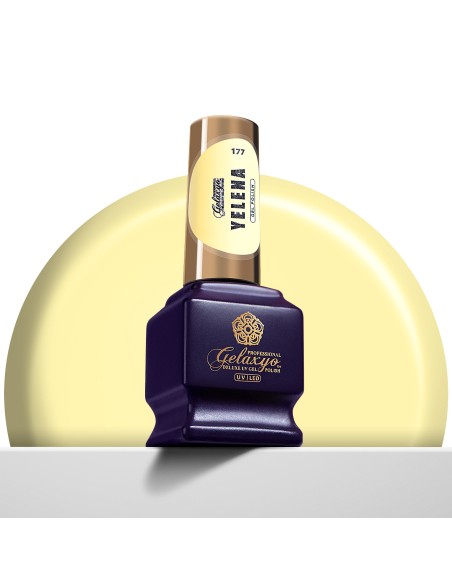 Oja Semipermanenta Gel Polish Galbena Gelaxyo Yelena 177 - 7 ml