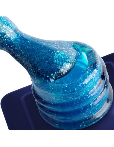 Oja Semipermanenta Gel Polish Albastra Gelaxyo...