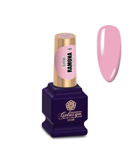 Oja Semipermanenta Gel Polish Roz Gelaxyo Ramona 195 - 7 ml