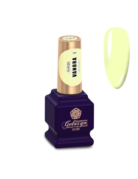 Oja Semipermanenta Gel Polish Galbena Gelaxyo Vanora 197 - 7 ml