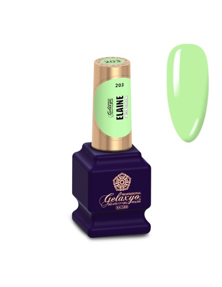 Oja Semipermanenta Gel Polish Verde Gelaxyo Elaine 203 - 7 ml