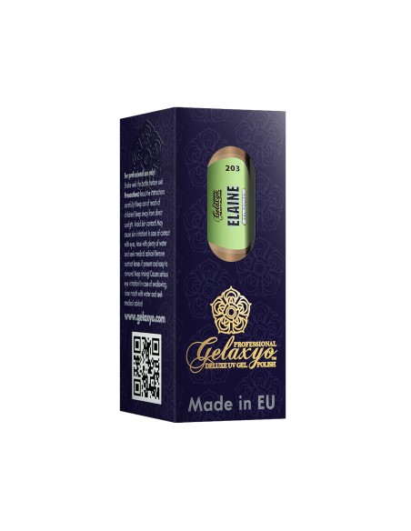 Oja Semipermanenta Gel Polish Verde Gelaxyo Elaine 203 - 7 ml