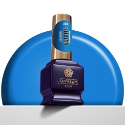 Oja Semipermanenta Gel Polish Albastra Gelaxyo Natalie...