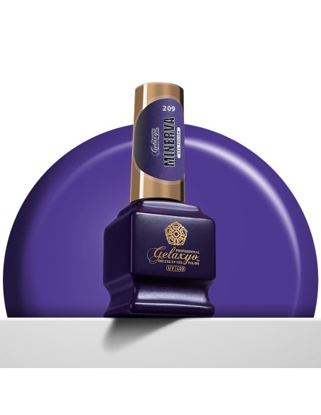 Oja Semipermanenta Gel Polish Violet Gelaxyo Minerva 209 - 7 ml