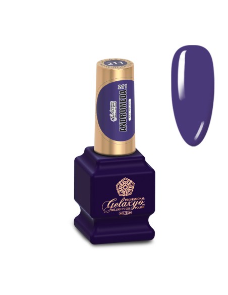 Oja Semipermanenta Gel Polish Violet Gelaxyo Andromeda 211 - 7 ml