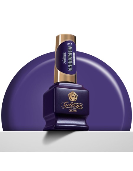 Oja Semipermanenta Gel Polish Violet Gelaxyo Andromeda 211 - 7 ml