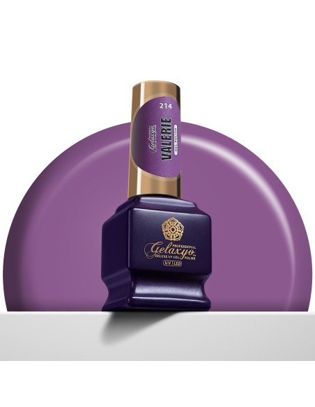 Oja Semipermanenta Gel Polish Violet Gelaxyo Valerie 214 - 7 ml