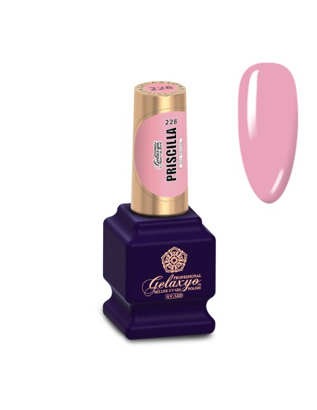 Oja Semipermanenta Gel Polish Roz Gelaxyo Priscilla 228 - 7 ml