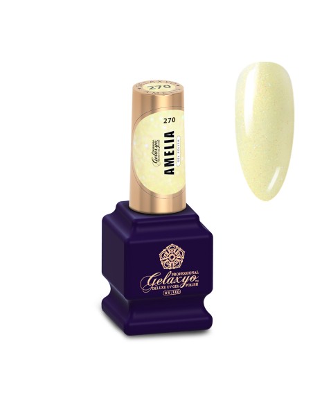 Oja Semipermanenta Gel Polish Galbena Gelaxyo Amelia 270 - 7 ml