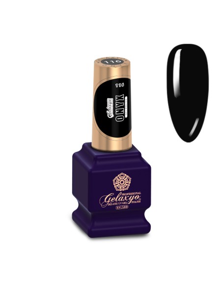 Oja Semipermanenta Gel Polish Neagra Gelaxyo Onyx 116 - 7 ml