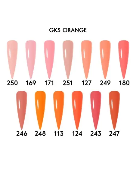 Oja Semipermanenta Gel Polish Portocalie Gelaxyo Tangerine 124 - 7 ml