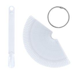 MOSTRAR TRANSPARENT PATRAT PENTRU LACURI DE UNGHII 50buc.