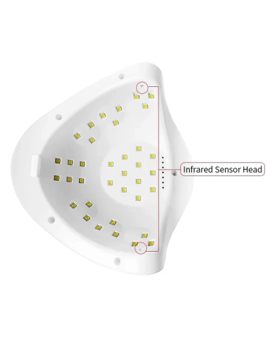SUN X5 PLUS DUAL LIGHT 365 + 405 nm 72W WHITE